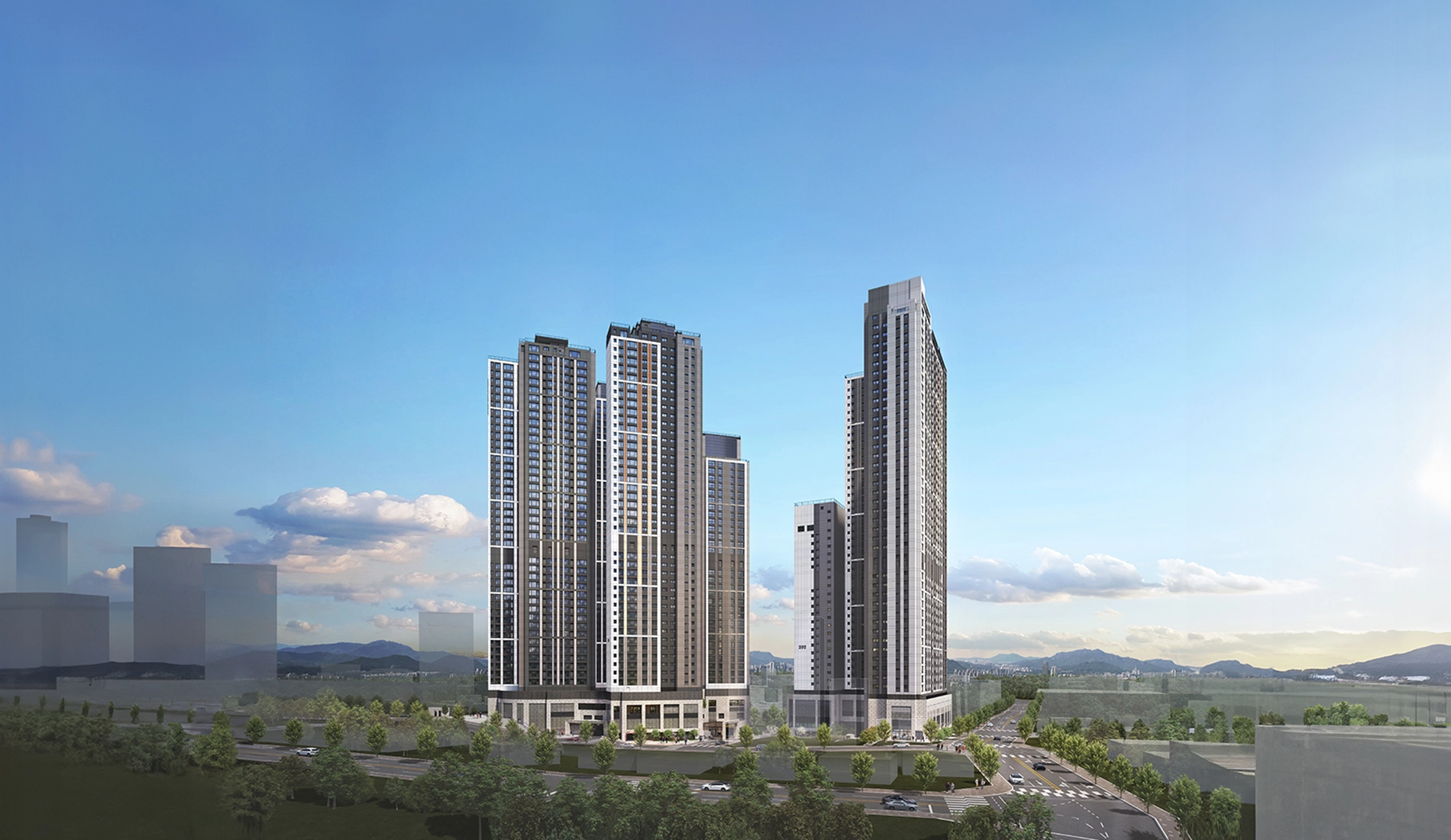 선암호수공원 힐스테이트 잔여세대 조감도